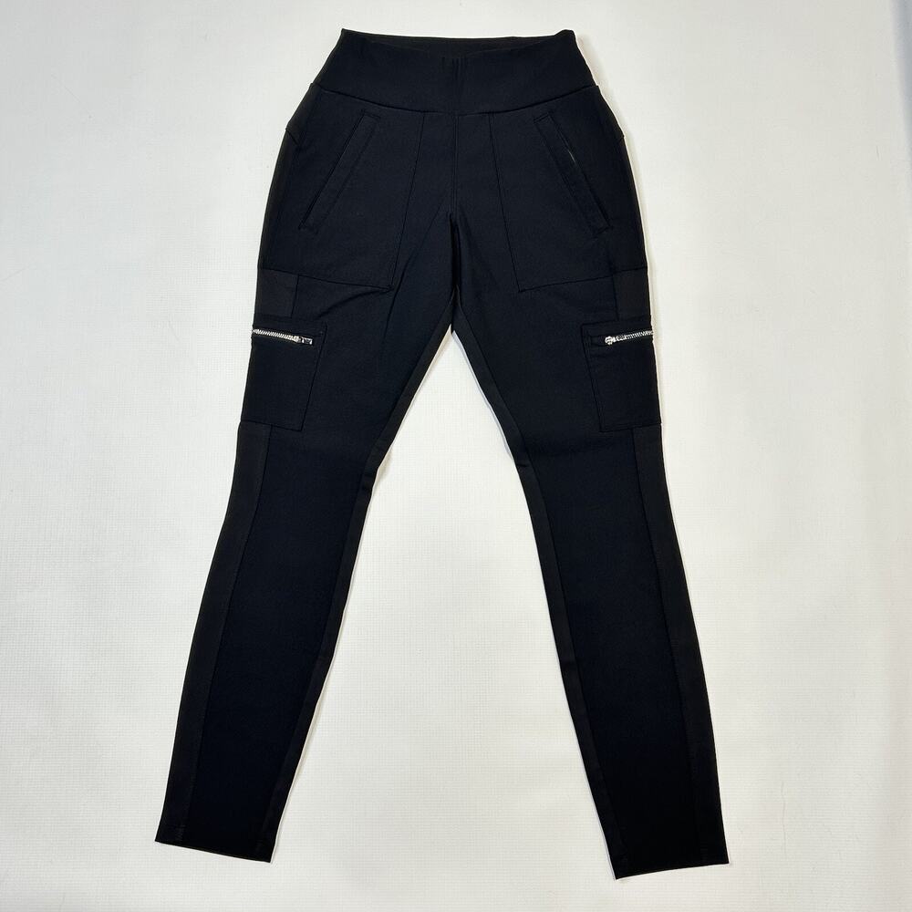 Athleta Headlands Pants Womens 0 Black Hybrid Pull On Casual Athletic